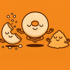 Mini Powdered Donut