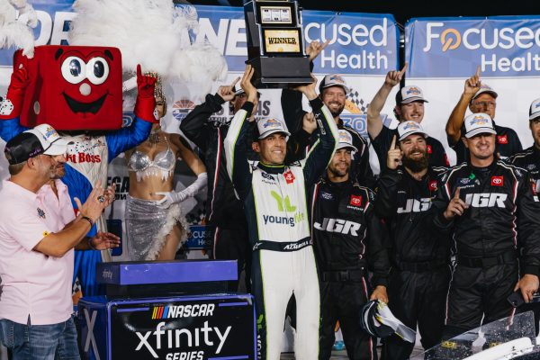 Aric Almirola Scores First Las Vegas Victory in Dominant Fashion Aric Amirola Drives to Xfinity Series Victory at LVMS